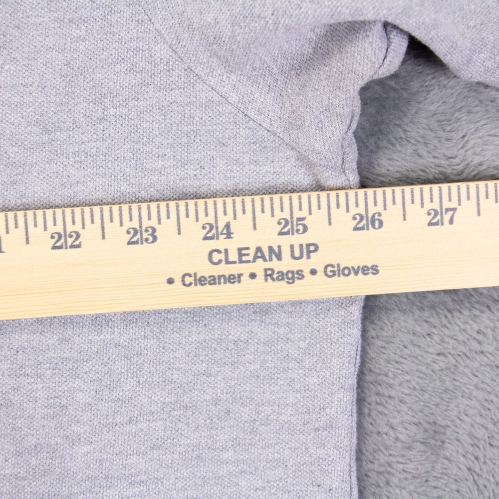 Vintage Polo Ralph Lauren Mens 2XL‎ Gray Solid Pique Polo Shirt 100% Cotton - Picture 9 of 9